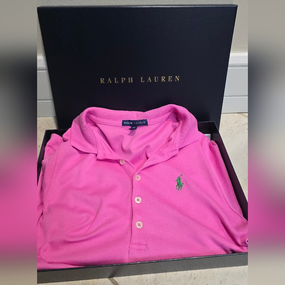 Ralph Lauren Polo Shirt Mini Dress Size Small
